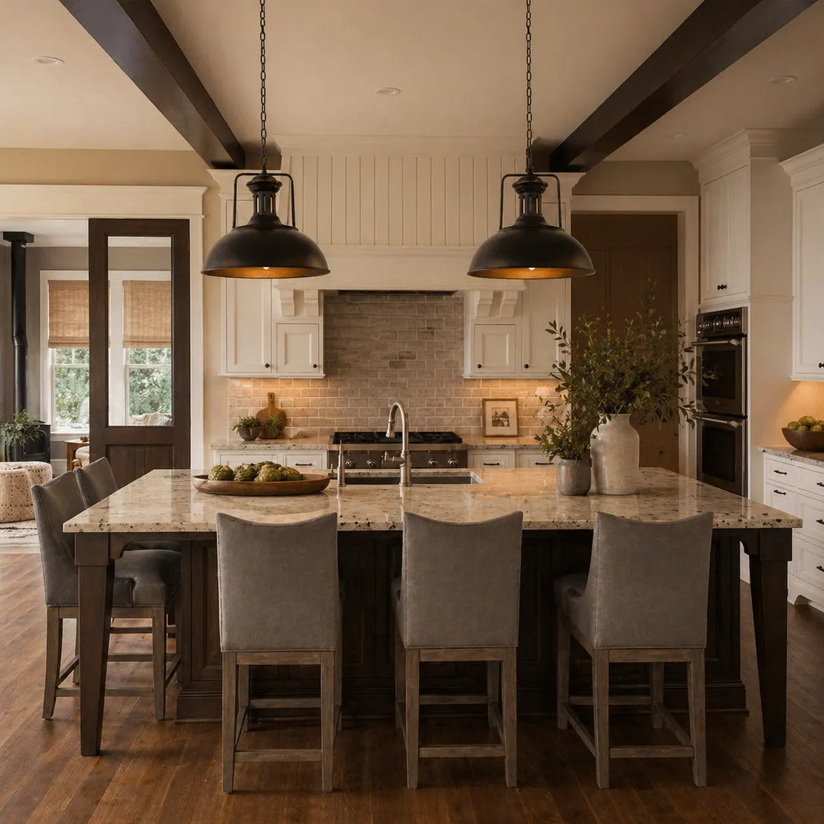 Yseult Industrial Hammered Metal Dome Pendant Light