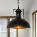 Yseult Industrial Hammered Metal Dome Pendant Light