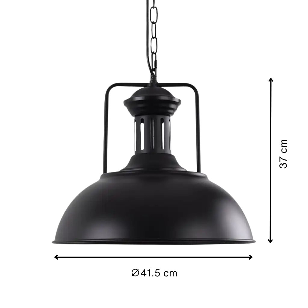 Industrial Metal Dome Pendant Light