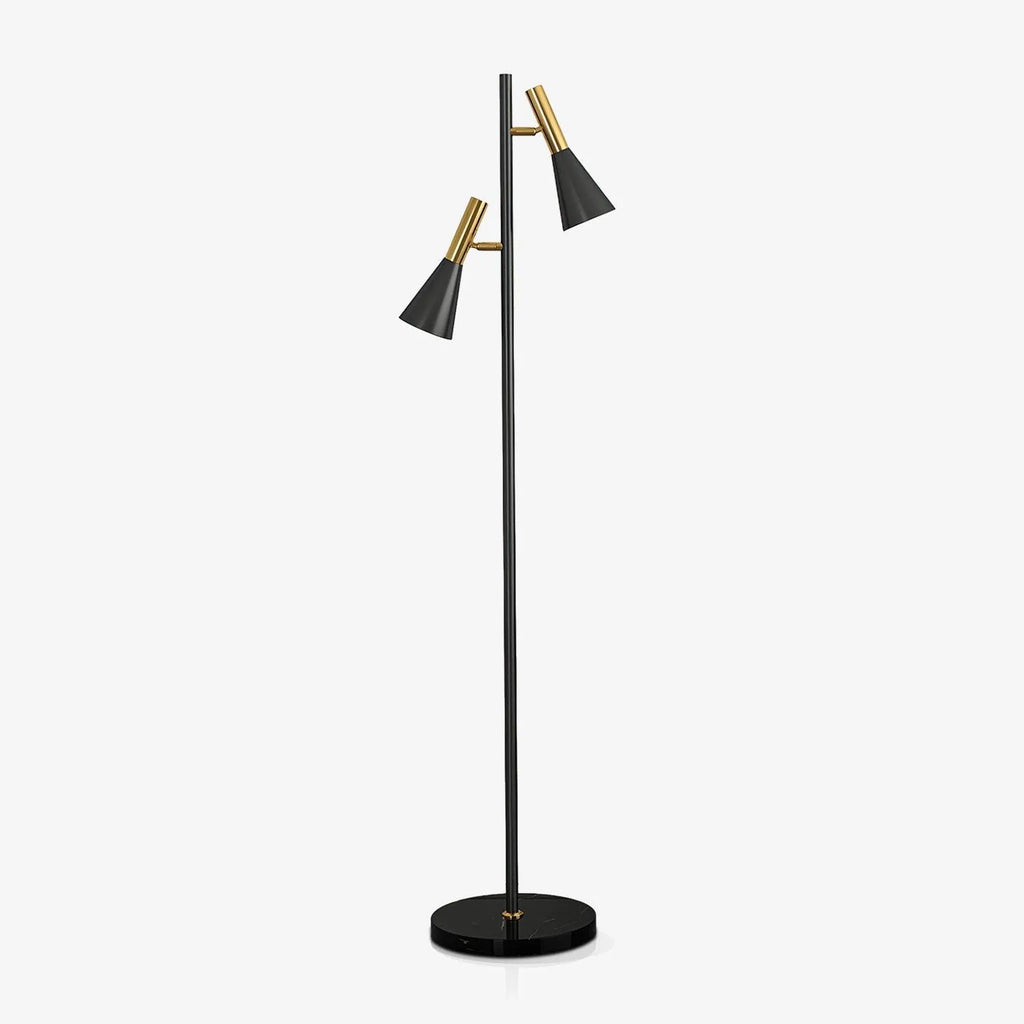 Farren Nordic Marble Adjustable Shade Floor Lamp