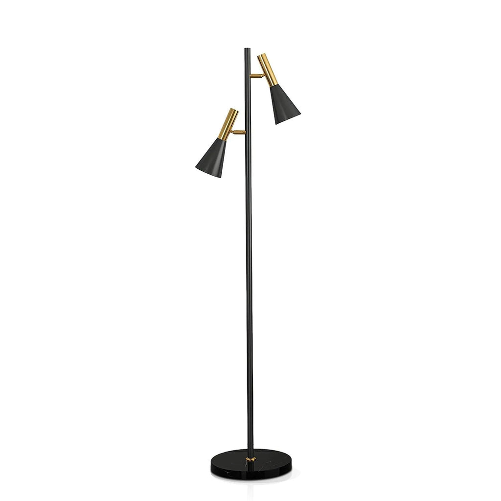 Farren Nordic Marble Adjustable Shade Floor Lamp