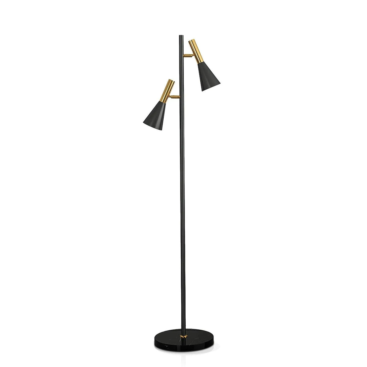 Farren Nordic Marble Adjustable Shade Floor Lamp