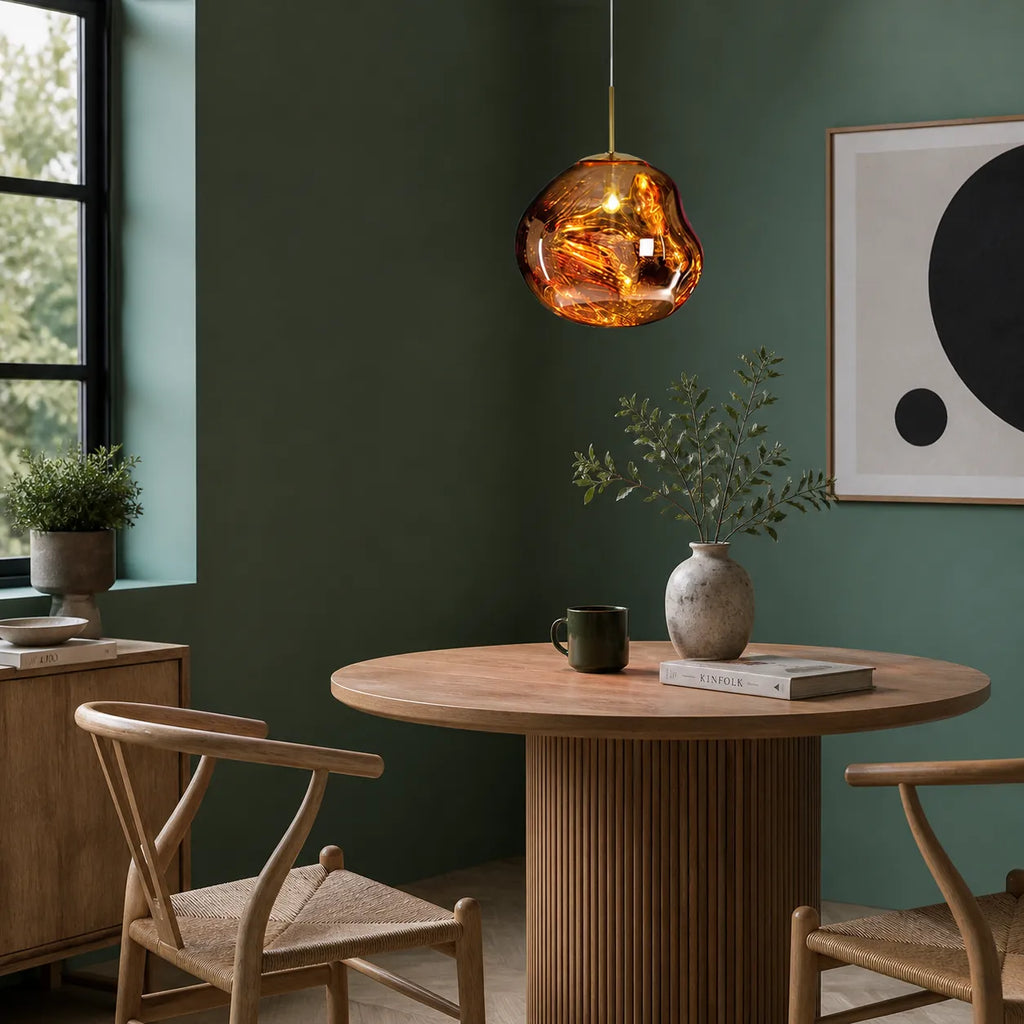 Sabine Sculptural Melt-Effect Polycarbonate Pendant Light