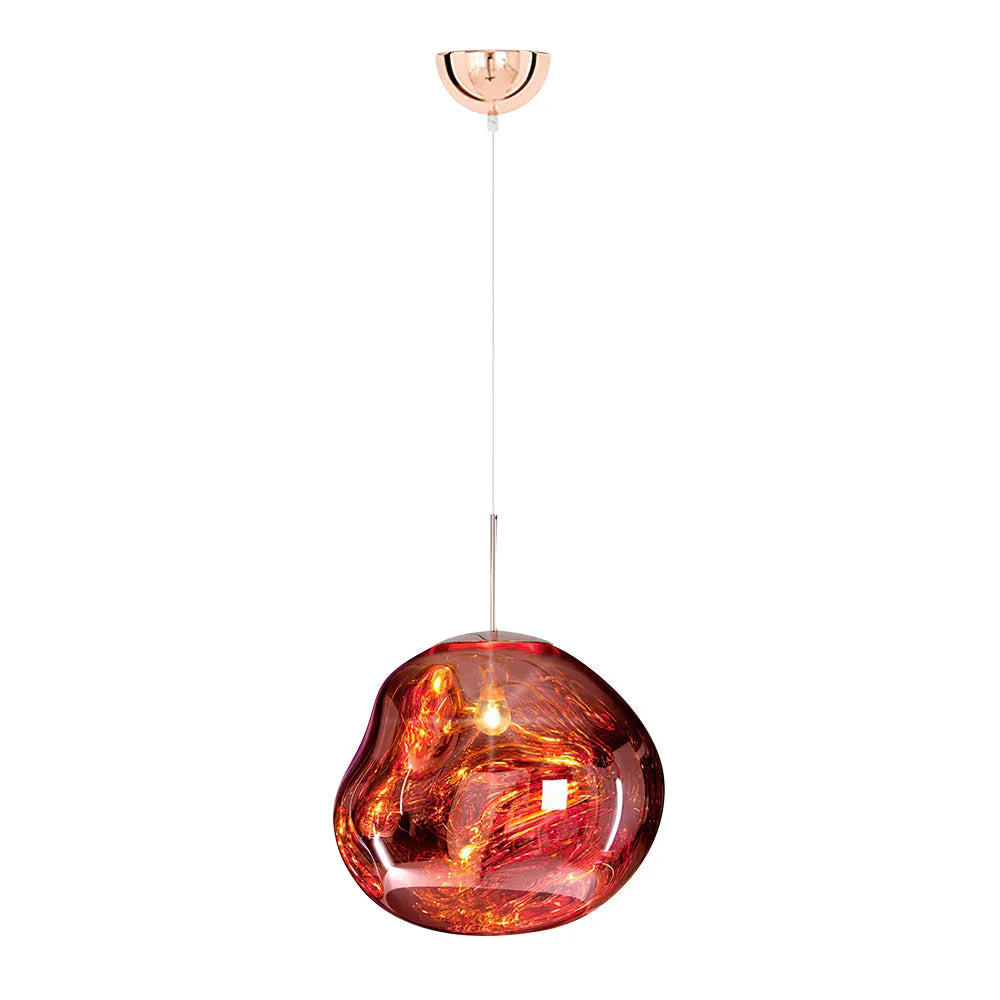 Sabine Sculptural Melt-Effect Polycarbonate Pendant Light