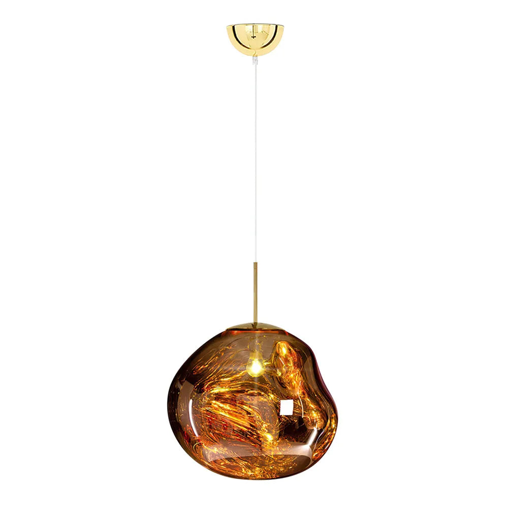 Sabine Sculptural Melt-Effect Polycarbonate Pendant Light