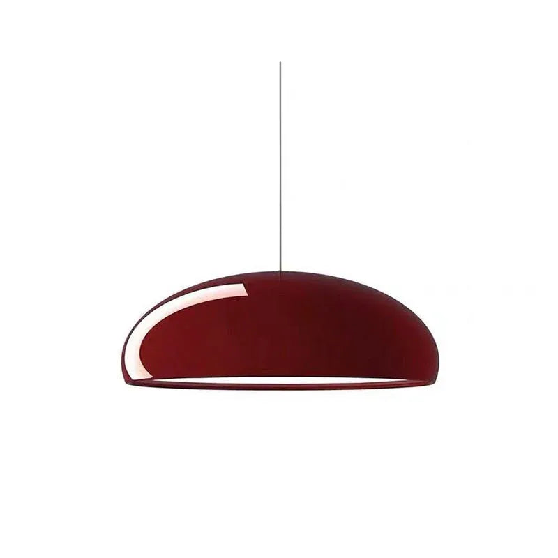 Xavier Italian Sculptural Metal Dome LED Pendant Light