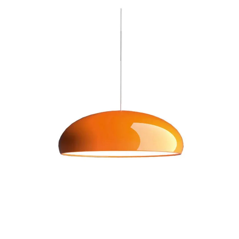 Xavier Italian Sculptural Metal Dome LED Pendant Light