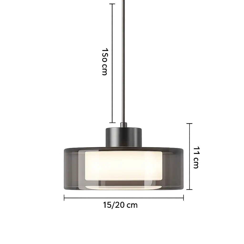 Cyra Italian Glass Pendant Light