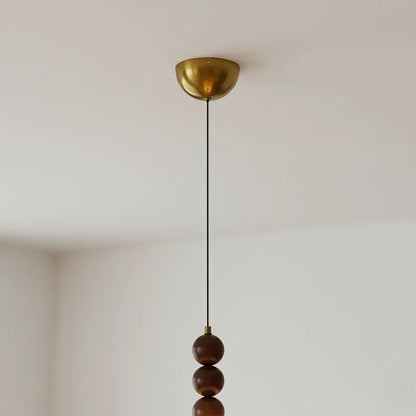 Japandi Mid-Century Fabric Pendant Light