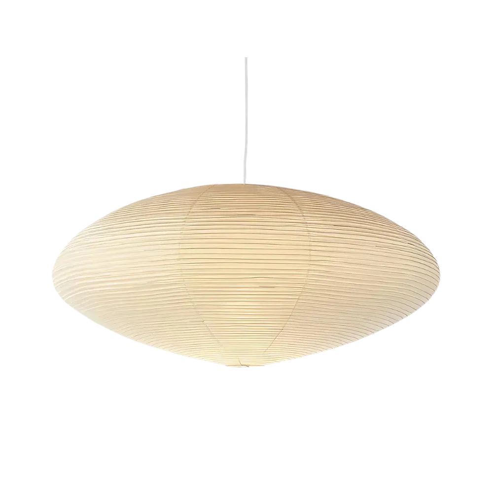 Juno Japandi Sculpted Mulberry Paper LED Pendant Light