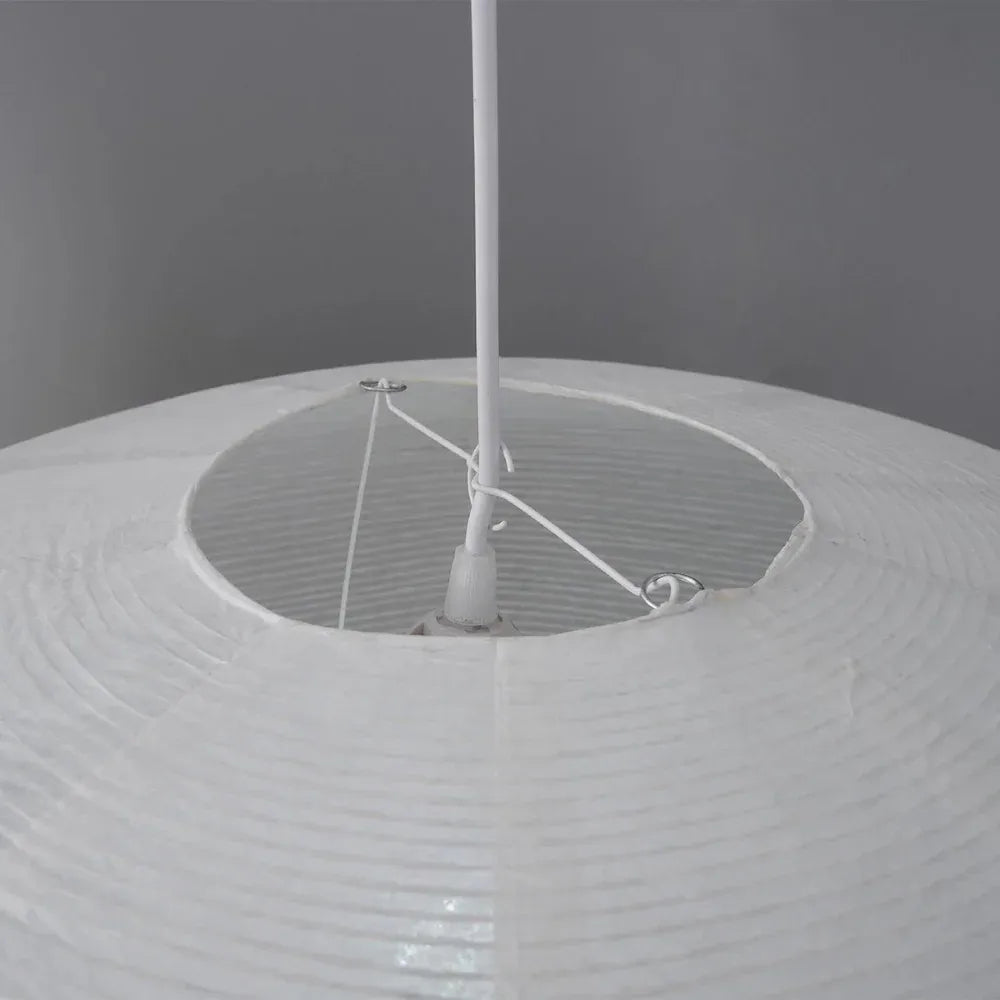Juno Japandi Sculpted Mulberry Paper LED Pendant Light