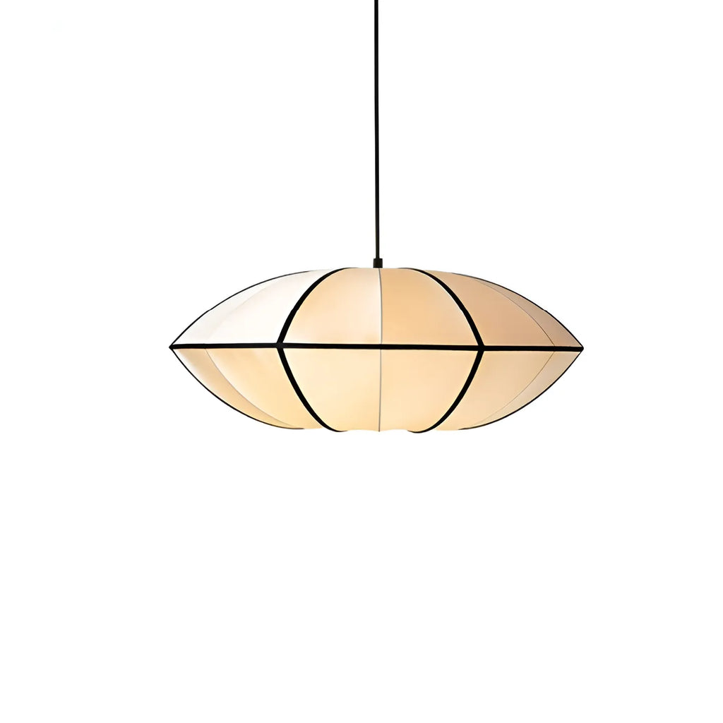Willa Japandi Handcrafted Silk Pendant Light