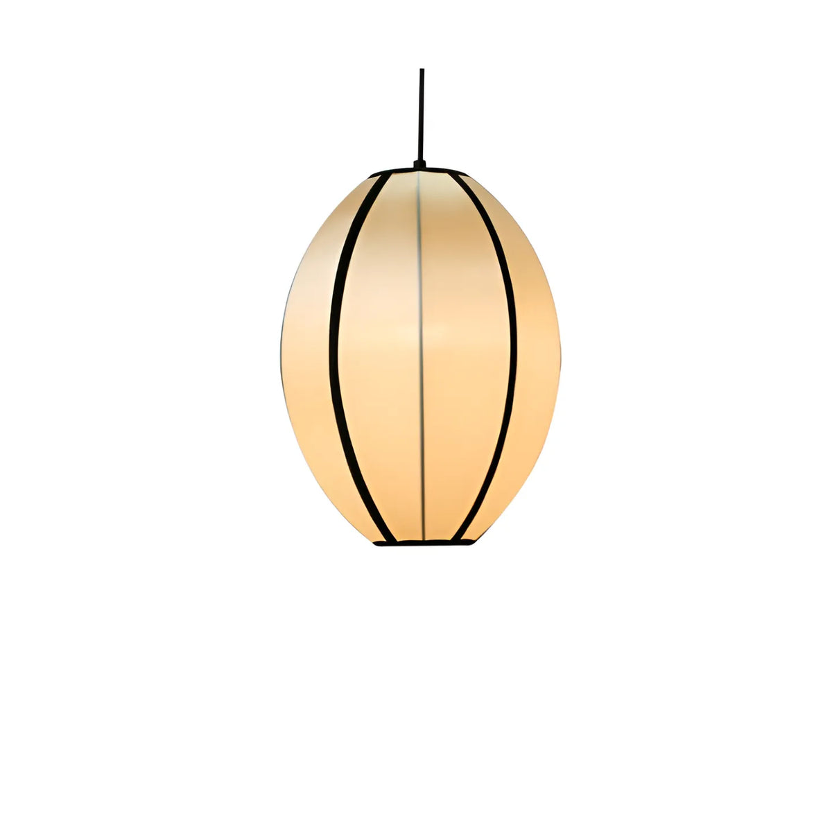 Willa Japandi Handcrafted Silk Pendant Light