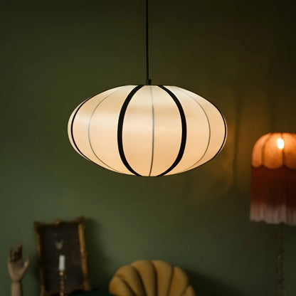 Japandi Silk Veil Pendant Light