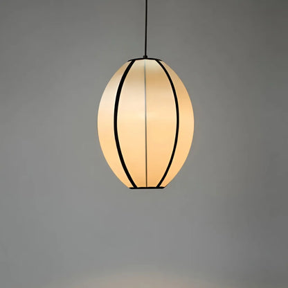 Japandi Silk Veil Pendant Light