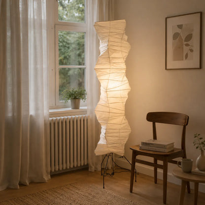 Japanese Rice Paper Floor Lamp