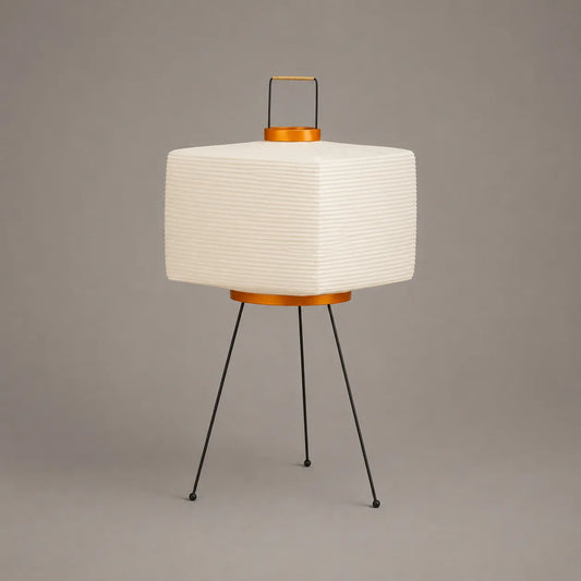 Petra Japanese Rice Paper Globe Floor Lamp