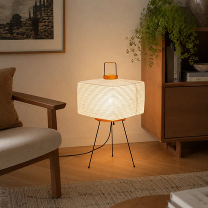 Japanese Rice Paper Globe Floor Lamp