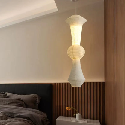 Japanese Rice Paper Pendant Lantern Light