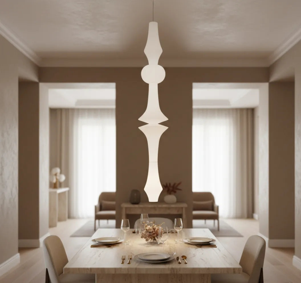 Pascal Japanese Mulberry Rice Paper Pendant Light