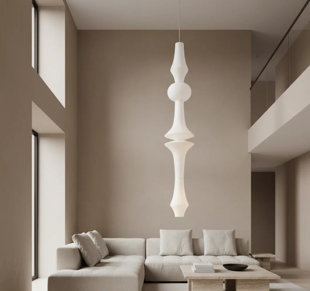 Pascal Japanese Mulberry Rice Paper Pendant Light
