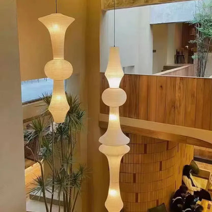 Japanese Rice Paper Pendant Lantern Light