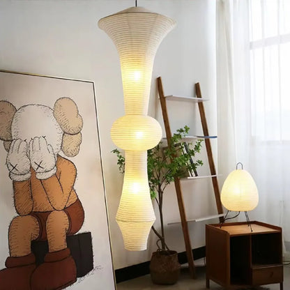 Japanese Rice Paper Pendant Lantern Light