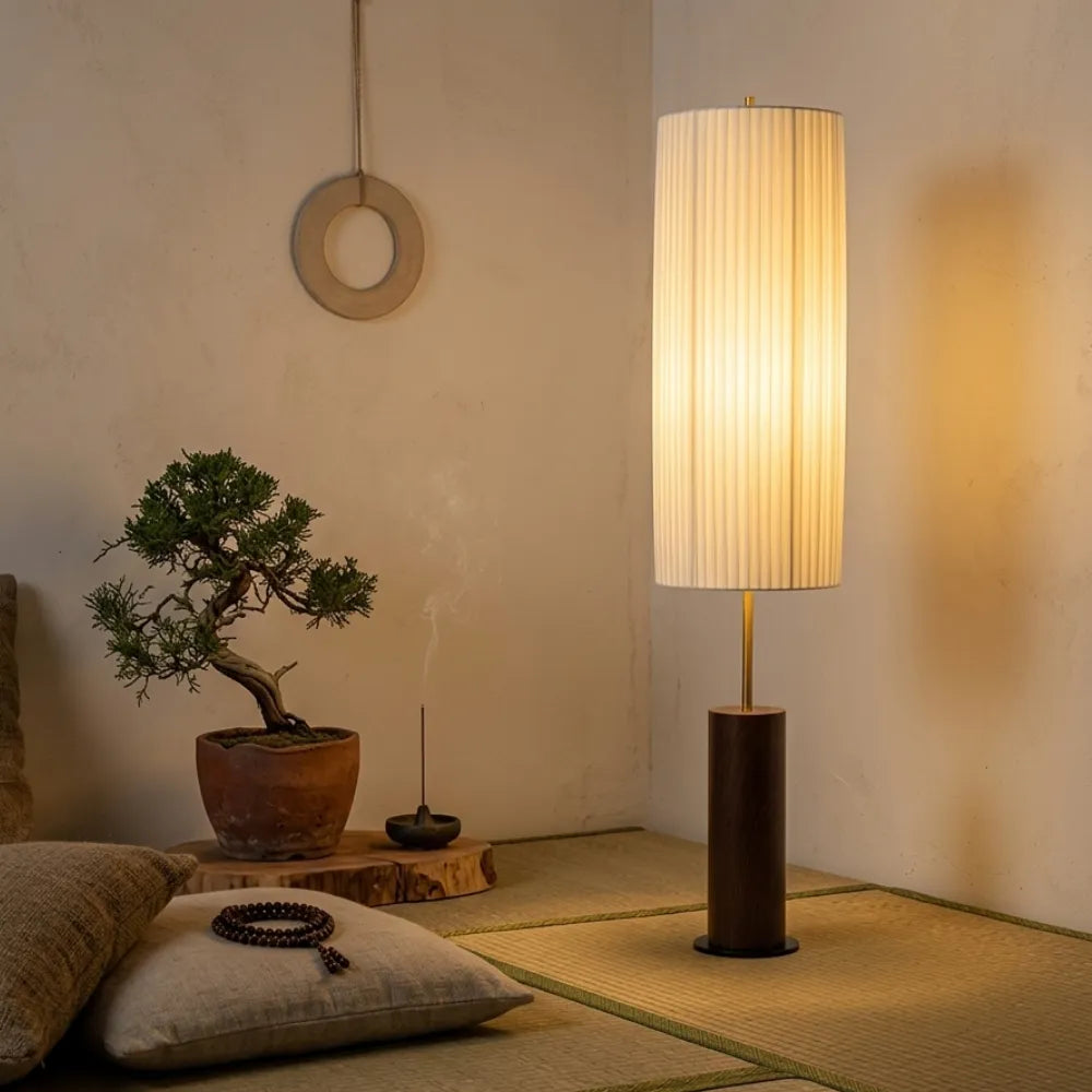 Tristan Japanese Fabric Floor Lamp