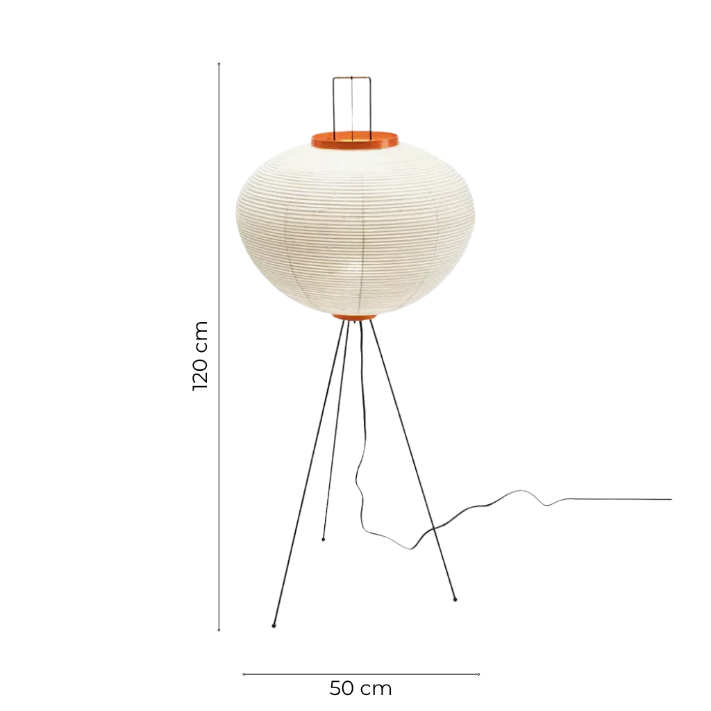 Japanese Rice Paper Floor Lamp