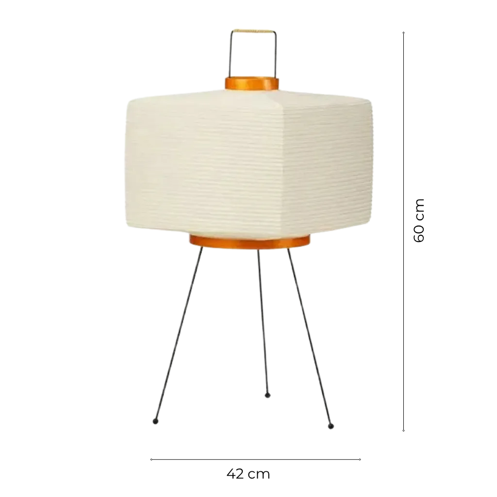 Japanese Rice Paper Globe Floor Lamp
