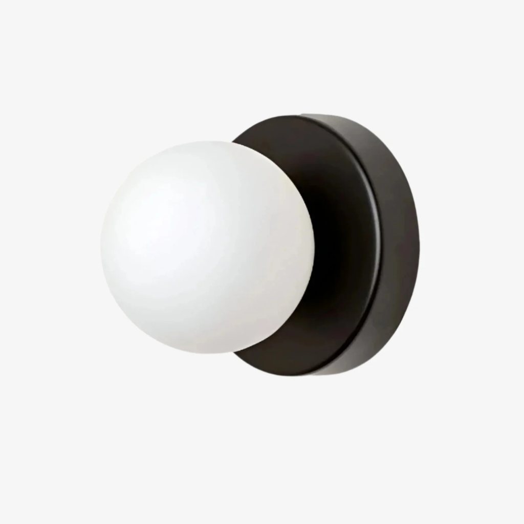 Jot Nordic Frosted Glass Globe Wall & Ceiling Light