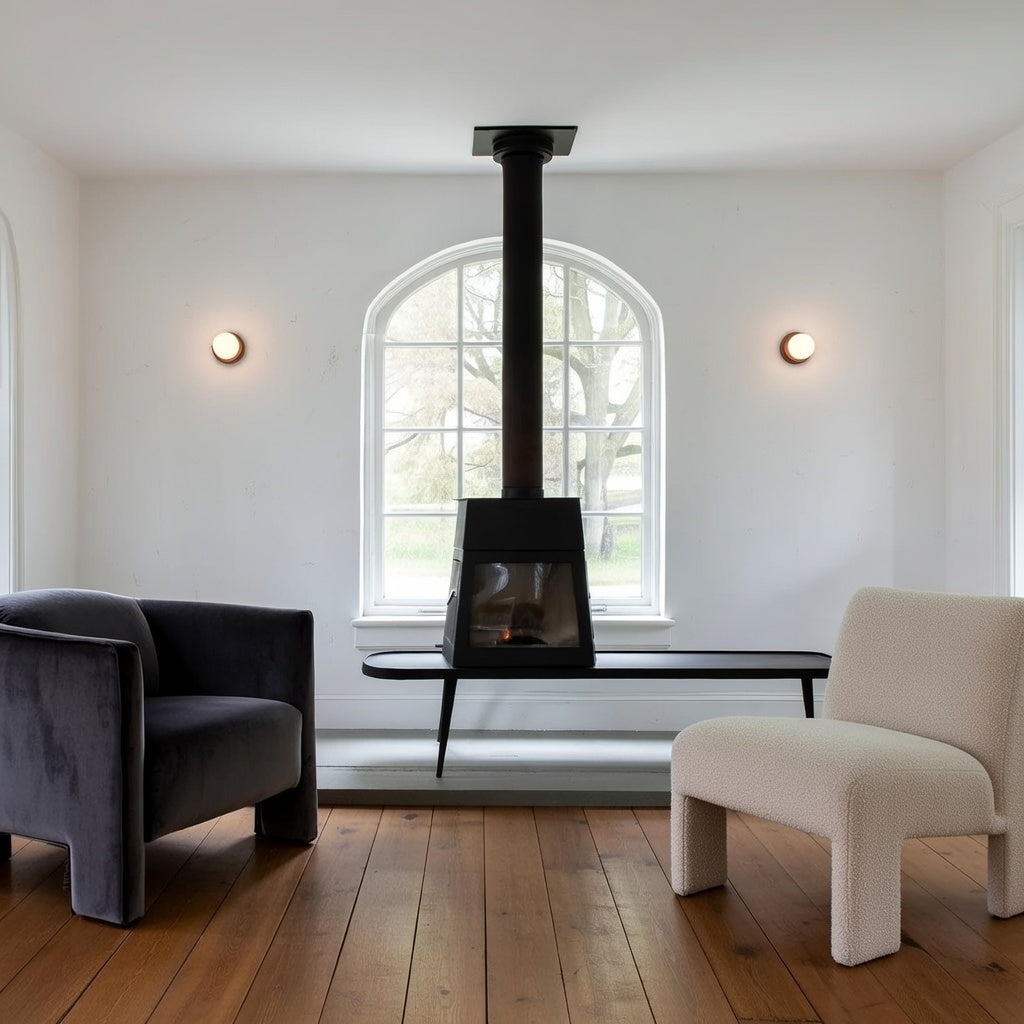 Jot Nordic Frosted Glass Globe Wall & Ceiling Light