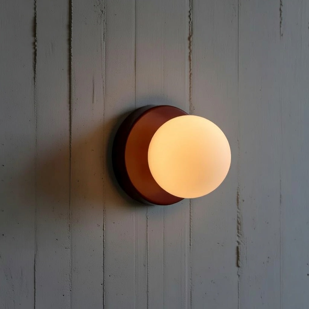 Jot Nordic Frosted Glass Globe Wall & Ceiling Light