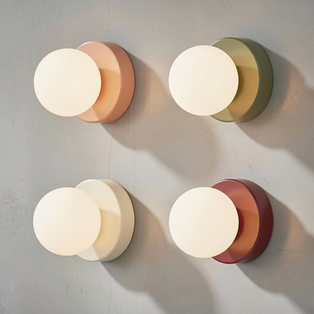 Jot Nordic Frosted Glass Globe Wall & Ceiling Light