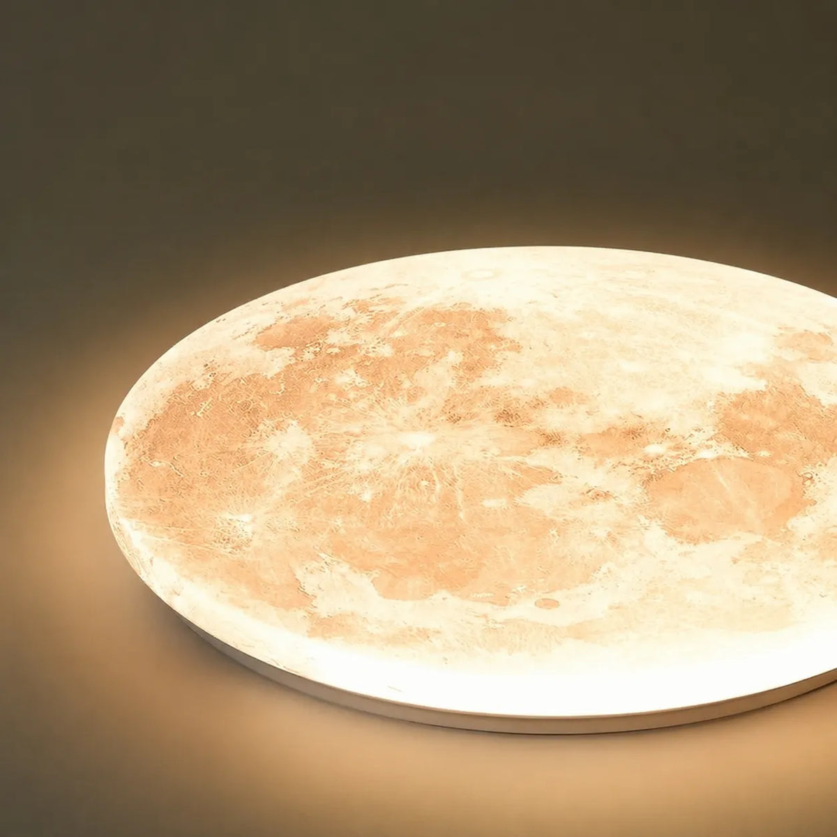 Avelaya Scandinavian Wood-Framed Celestial LED Ceiling Light