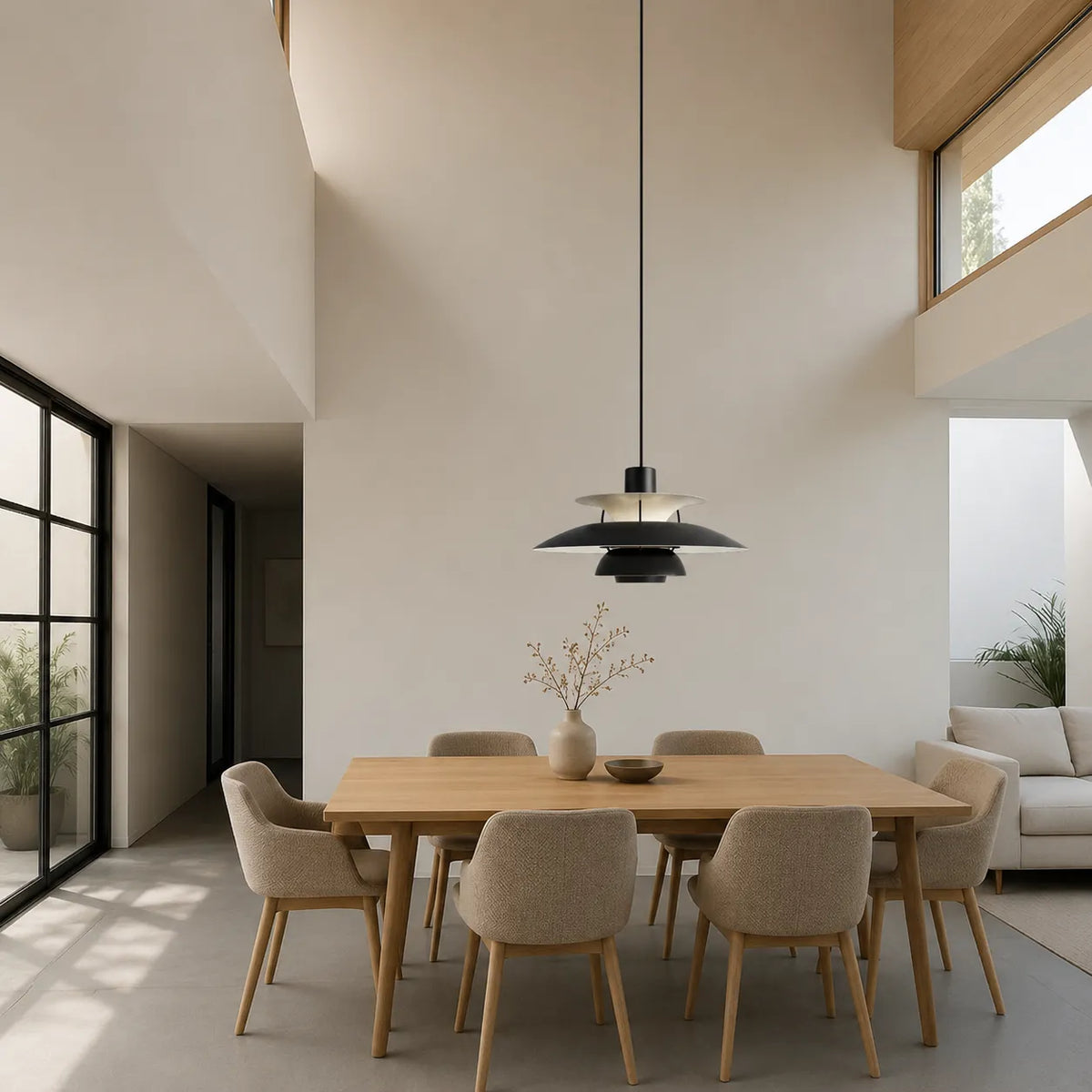 Fable Nordic Layered Aluminium Pendant Light