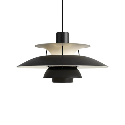 Layered Danish Pendant Light with Soft Downlight