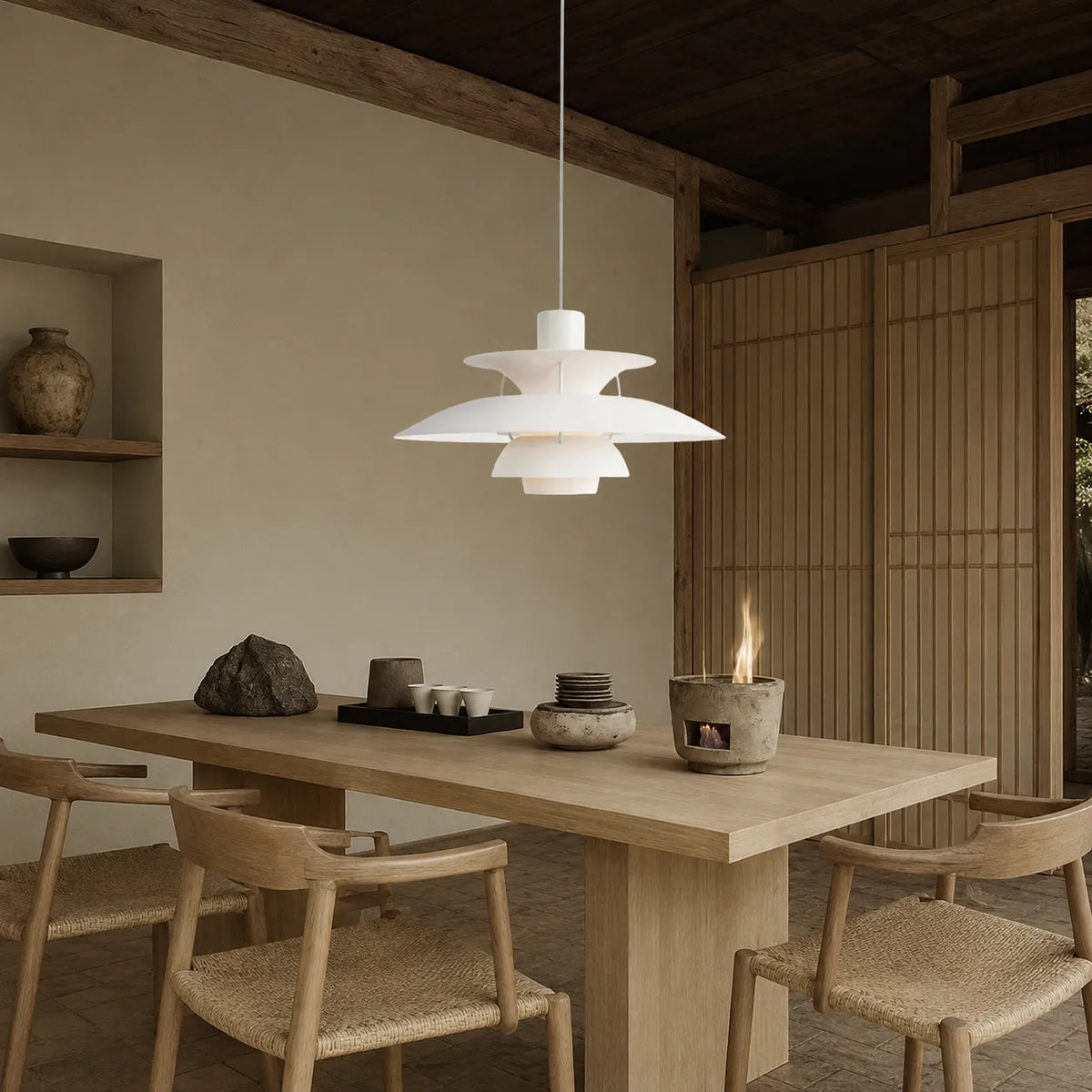 Fable Nordic Layered Aluminium Pendant Light