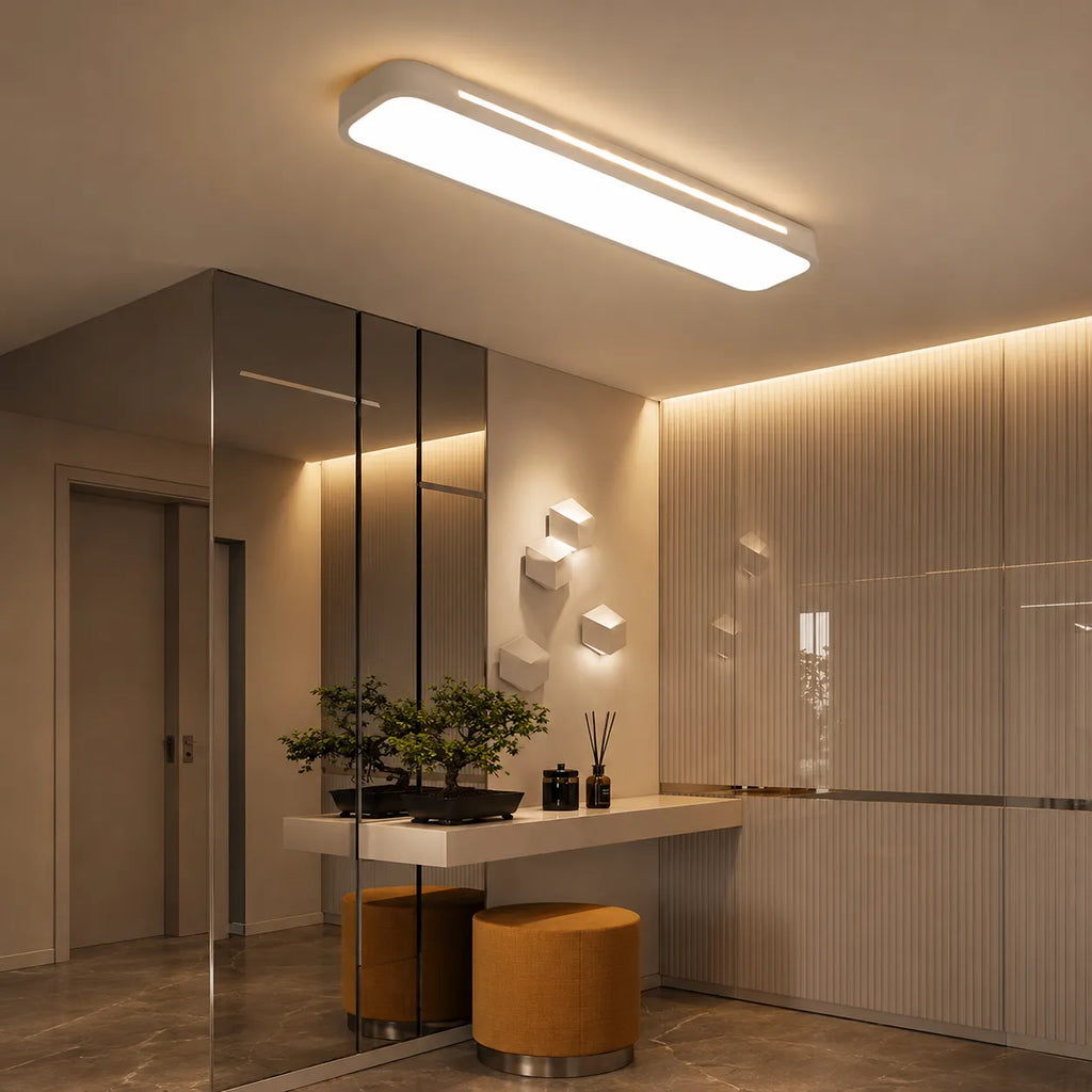 Avelara Modern Linear LED Flush Mount Ceiling Light