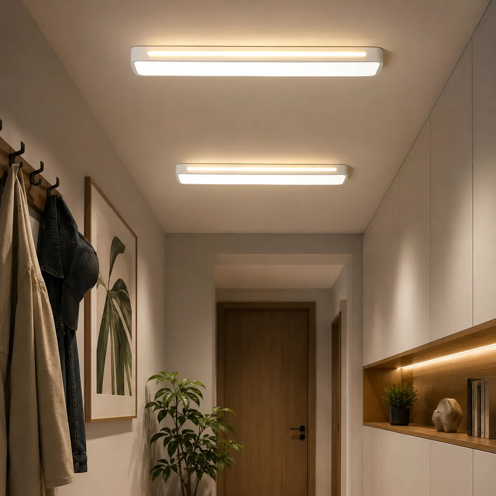 Avelara Modern Linear LED Flush Mount Ceiling Light