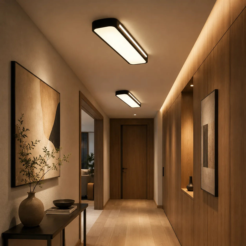Avelara Modern Linear LED Flush Mount Ceiling Light