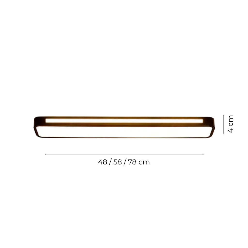 Linear LED Flush Mount Ceiling Light