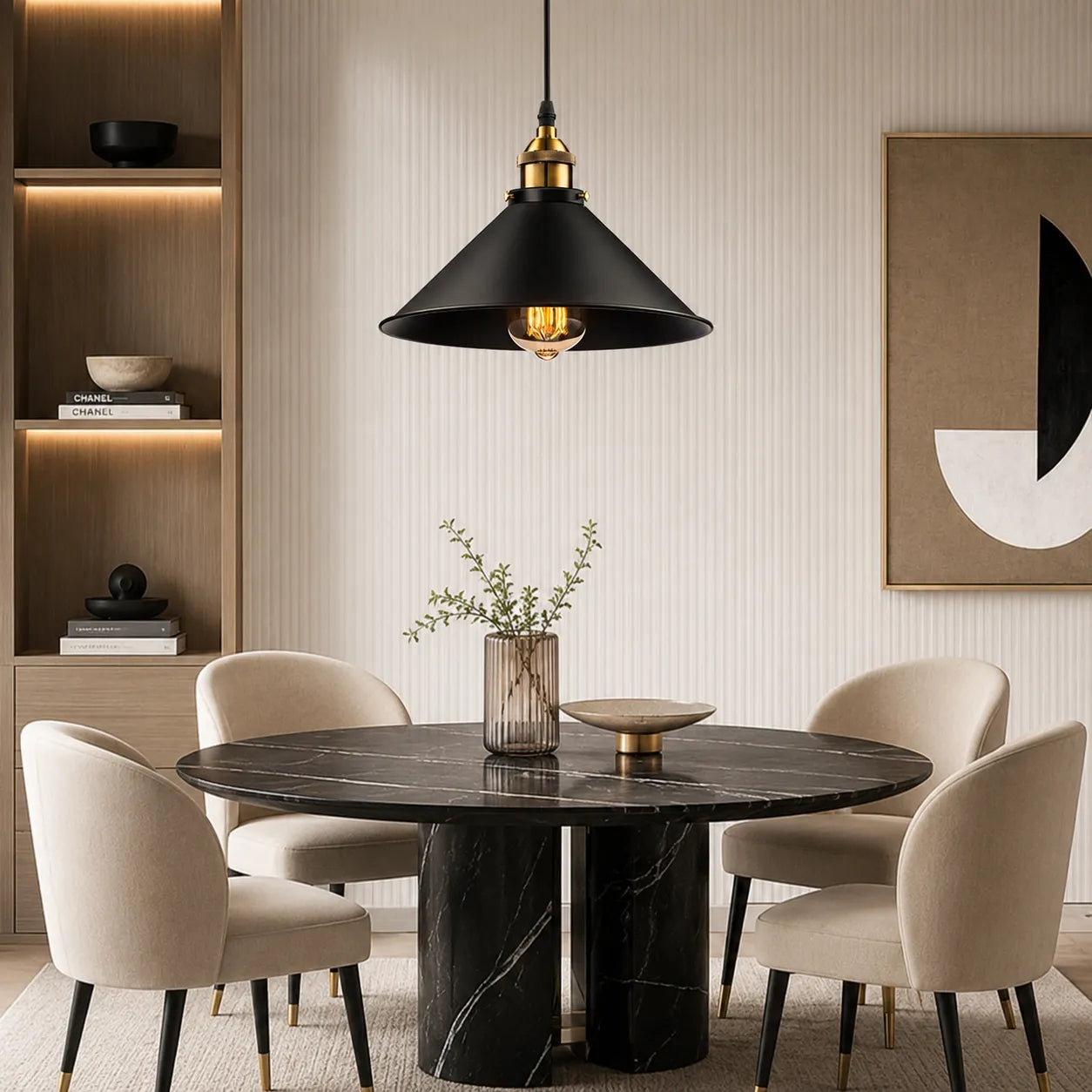 Loft Style Metal Cone Pendant Light