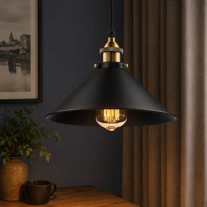 Loft Style Metal Cone Pendant Light