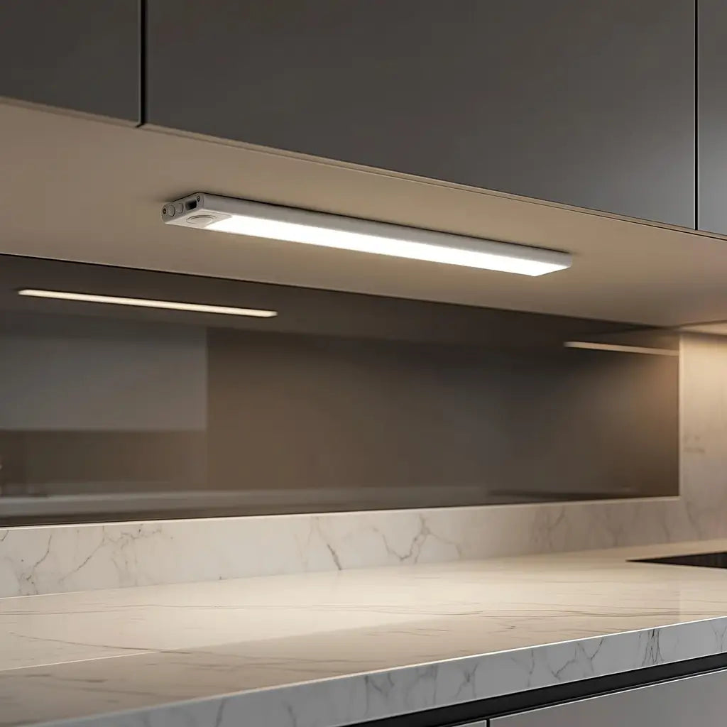 Low-Profile Motion Sensor Cabinet Light