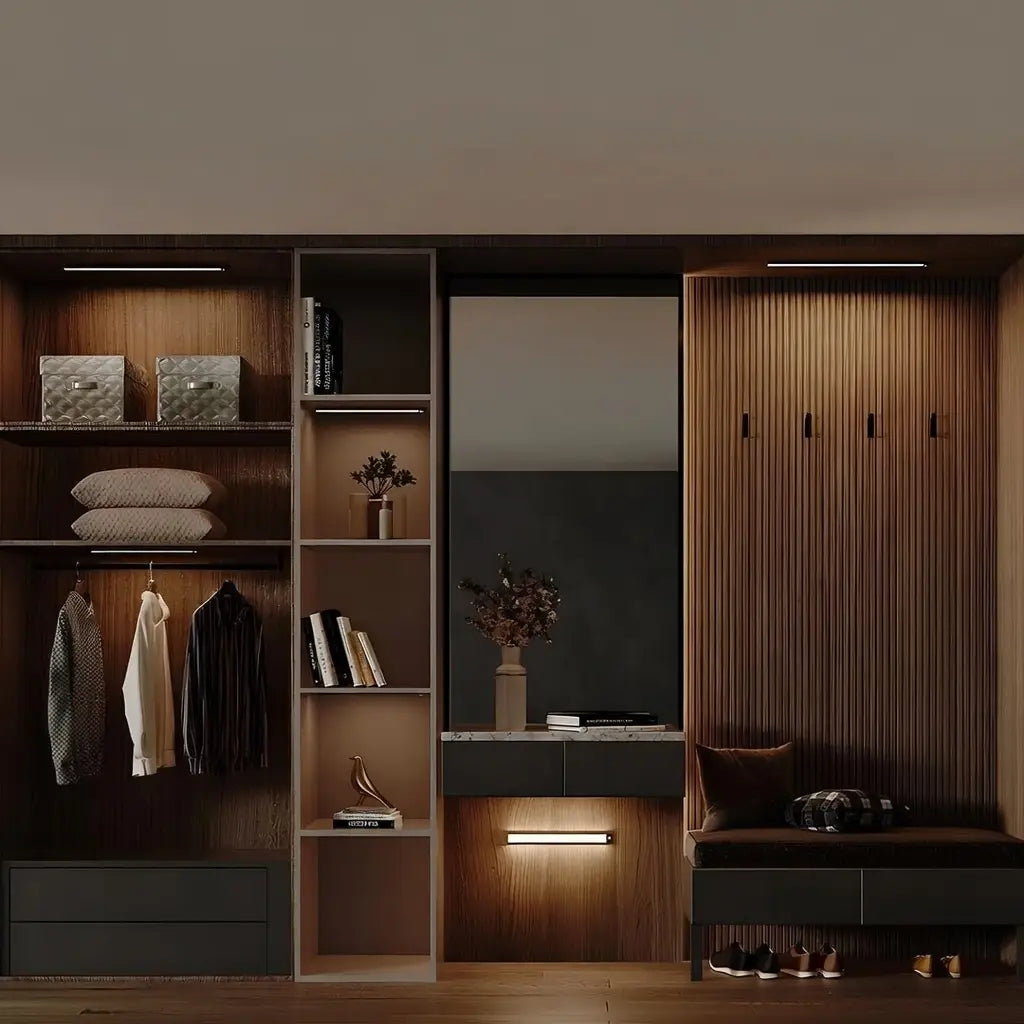 Low-Profile Motion Sensor Cabinet Light