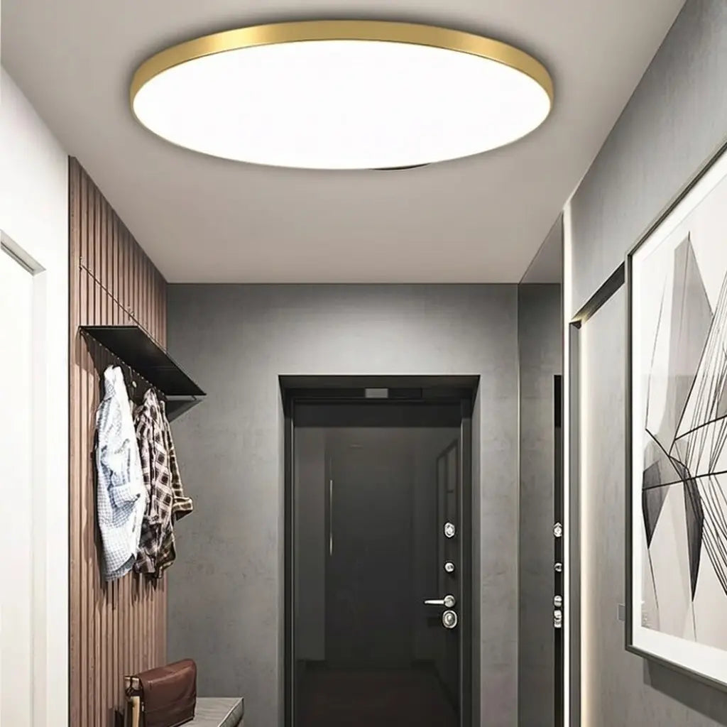Lucent Modern Slim Round LED Flush Mount Ceiling Light