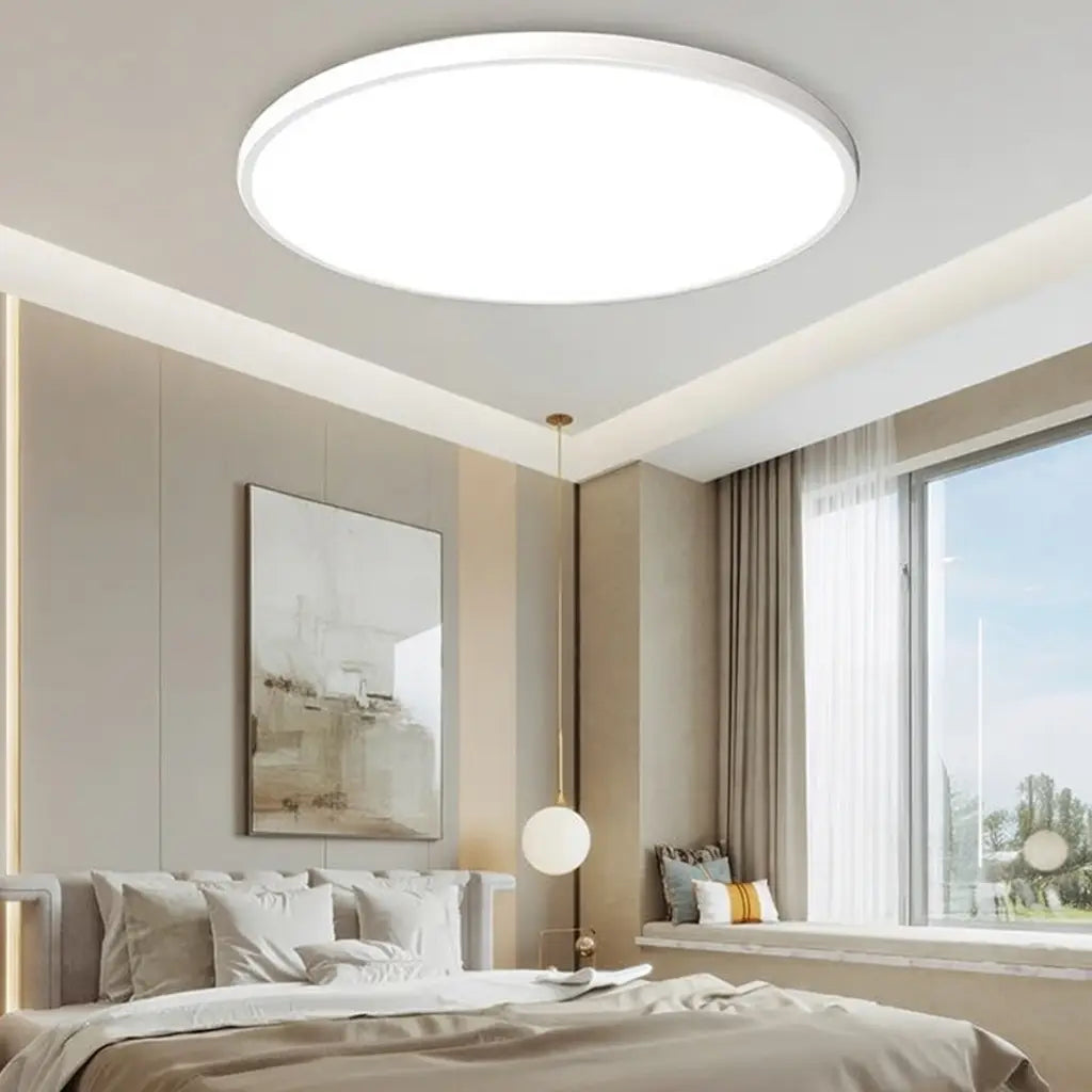 Lucent Modern Slim Round LED Flush Mount Ceiling Light