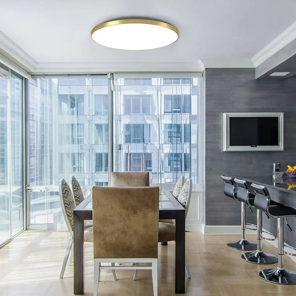 Lucent Modern Slim Round LED Flush Mount Ceiling Light