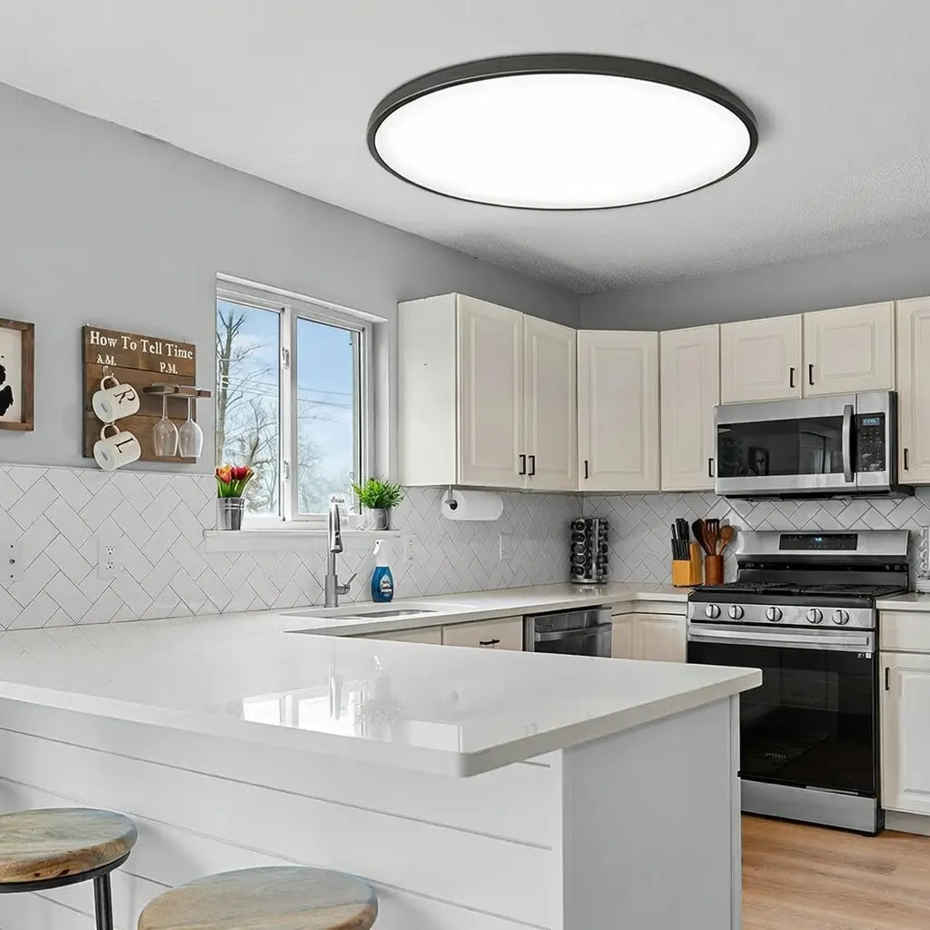 Lucent Modern Slim Round LED Flush Mount Ceiling Light
